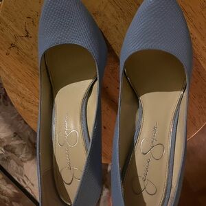 Jessica Simpson Powder Blue Pointed Toe Flats